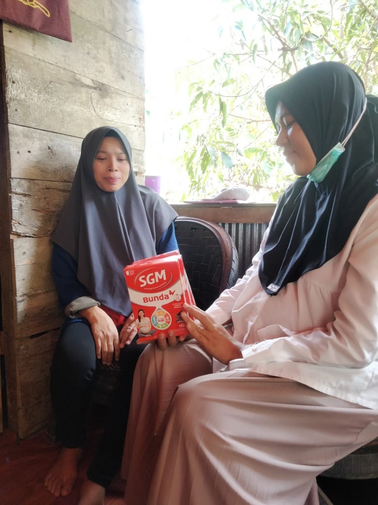 Pemberian tambahan asupan gizi bagi ibu hamil kurang energi kronik (KEK)