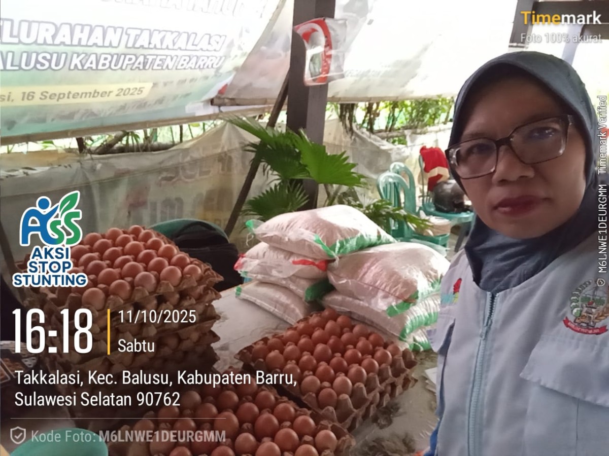 penyaluran telur dan beras