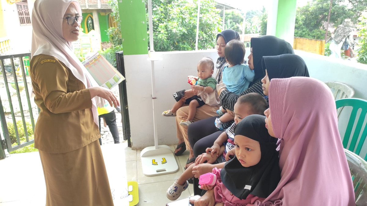 Edukasi cara pemberian MP ASI