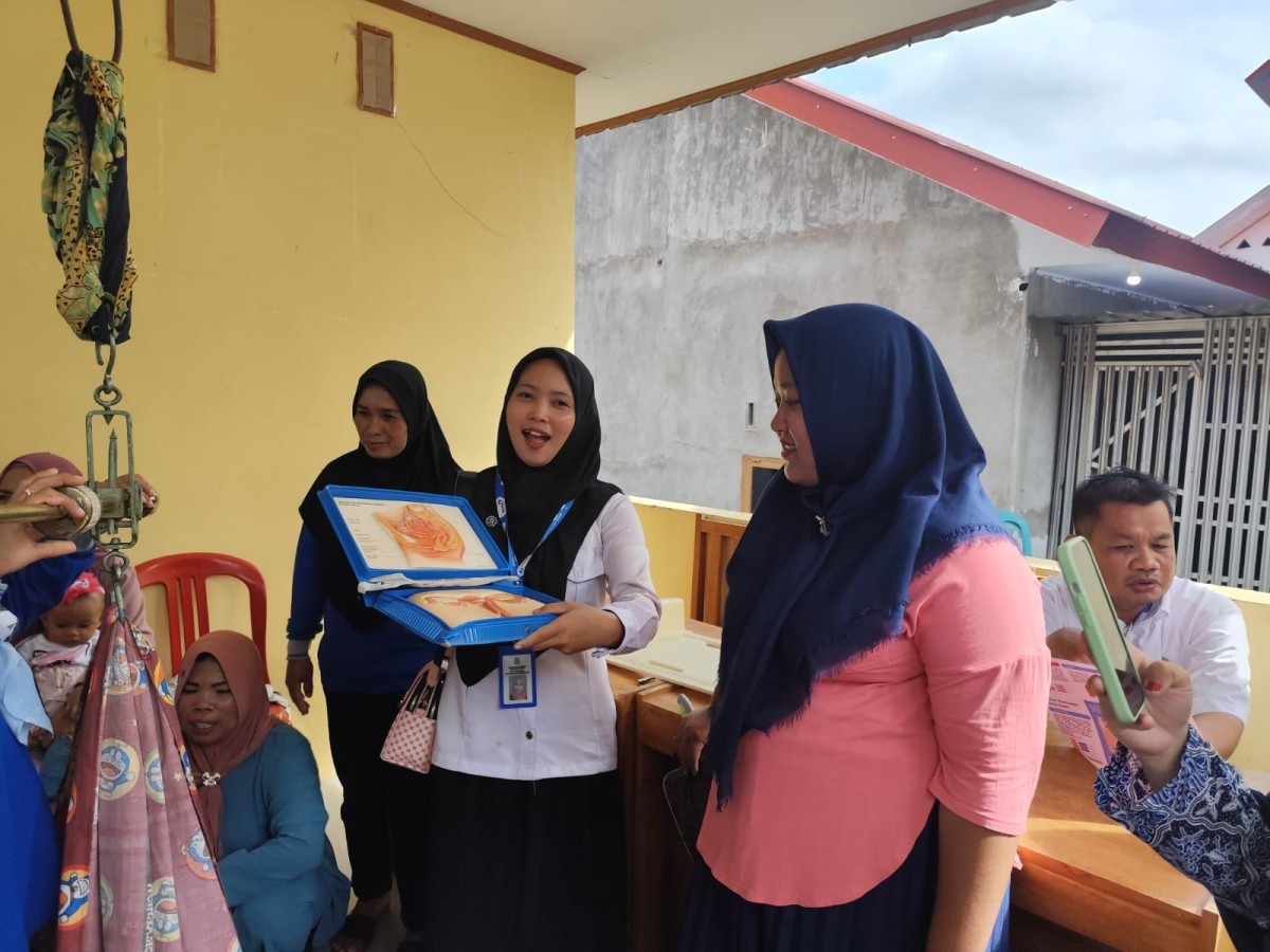 Melakukan KIE tentang alokon MKJP