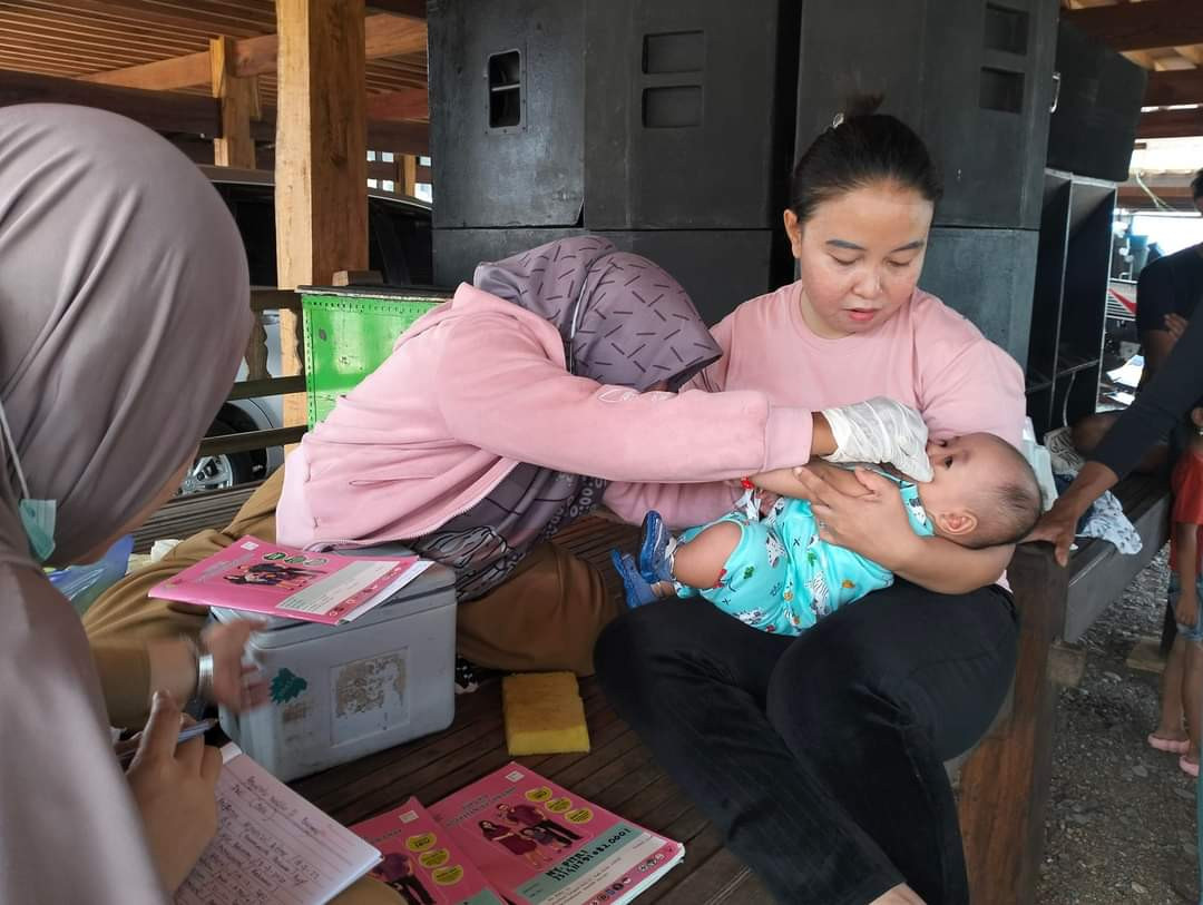 Pemberian vitamin A kepada bayi dan  balita