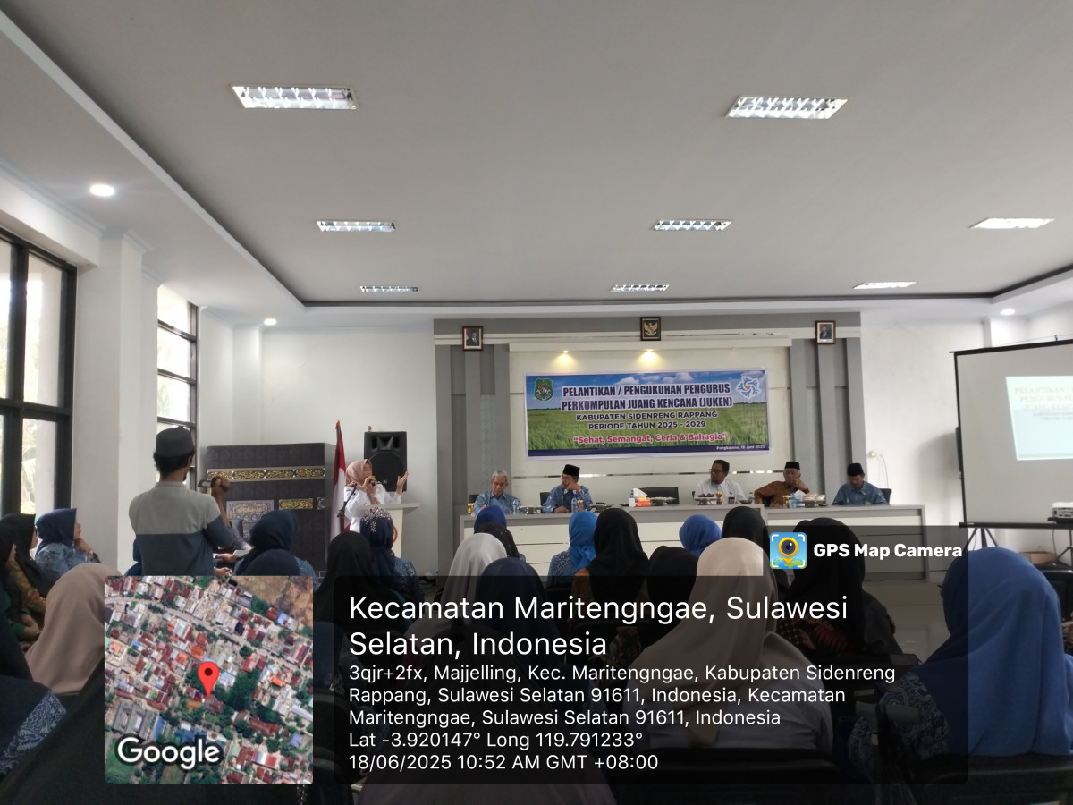 Pelantikan pengukuhan pegurus perkumpulan juang kencana.