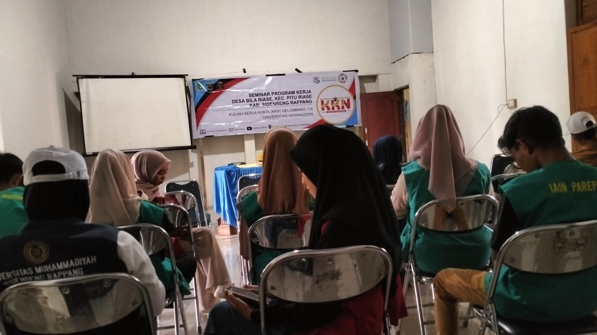 Seminar program kerja desa  bilariase kecamatan pituriase