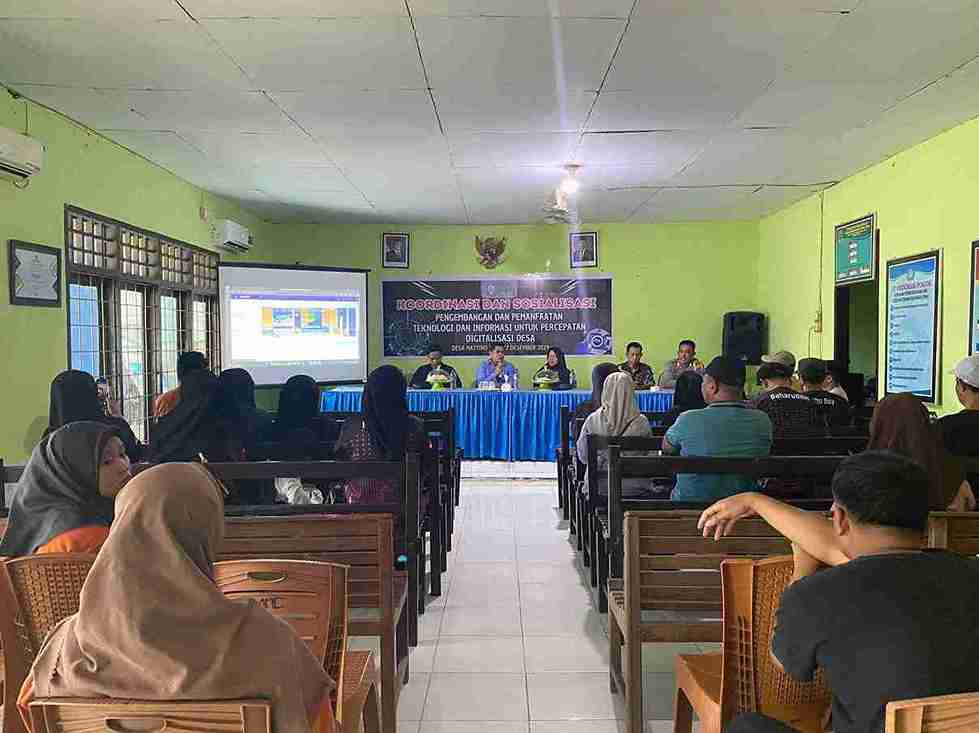 Koordinasi dan Sosialisasi Pengembangan dan Pemanfaatan Teknologi dan Informasi untuk Percepatan Digitalisasi Desa