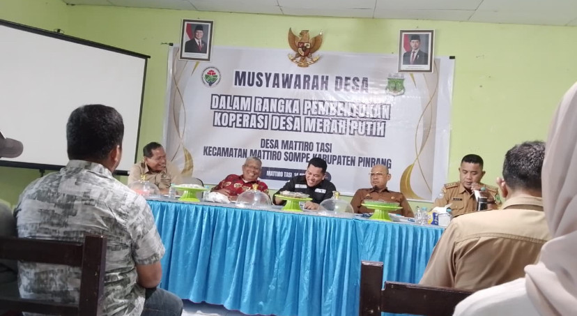 Musyawarah Desa Dalam Rangka Pembentukan Koperasi Desa Merah Putih