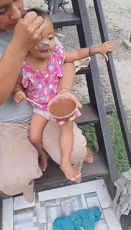 Pembagian PMT Pada Anak Stunting