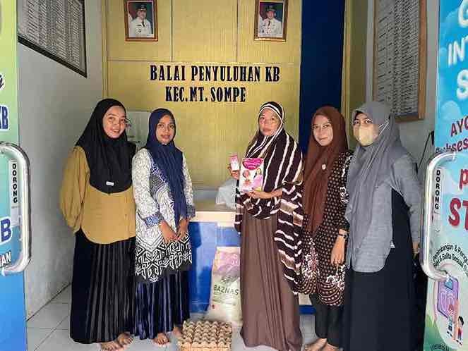 Penyaluran Bantuan dari BAZNAS Kepada Sasaran Bumil KEK