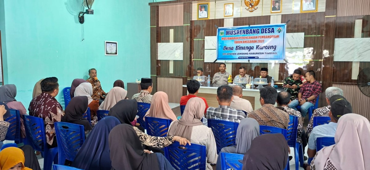 musrenbang desa binanga karaeng