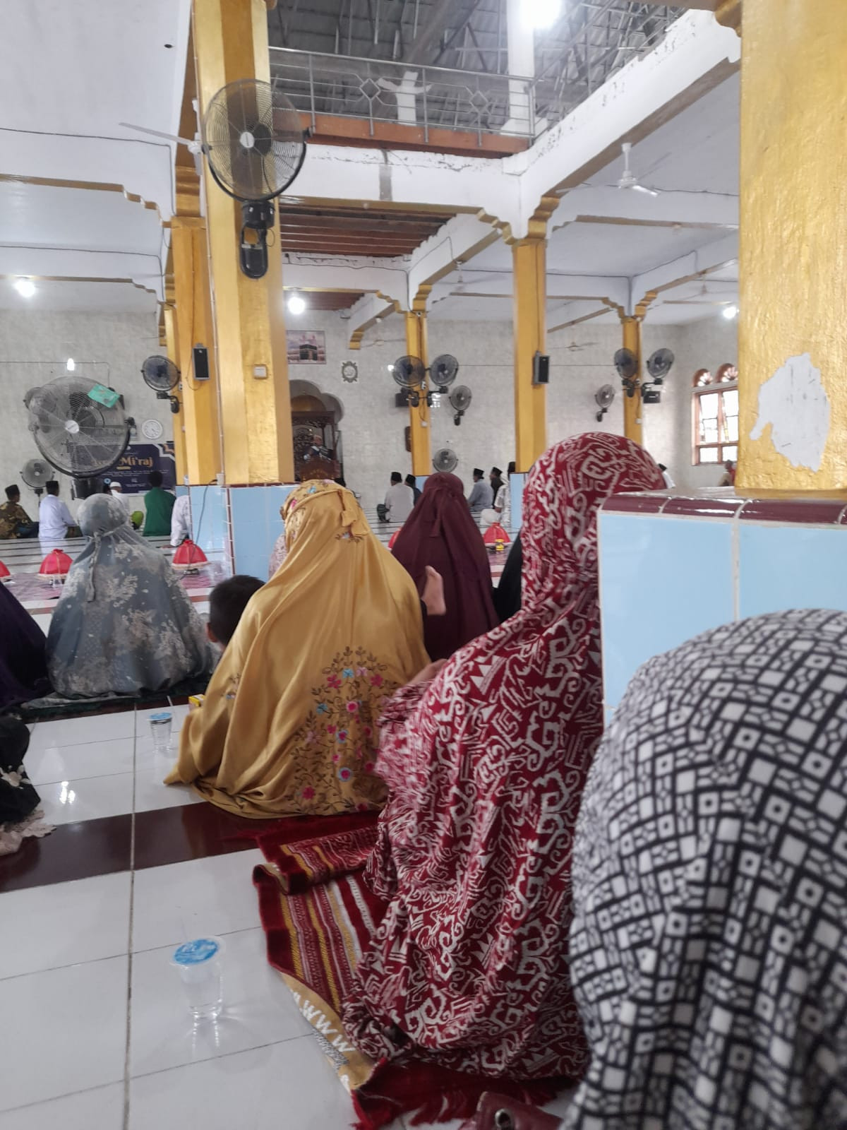 isra miraj di masjid taqwa desa rajang