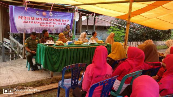 Pertemuan Pelayanan MKJP dalam Rangka Bakti TNI, KB & KES