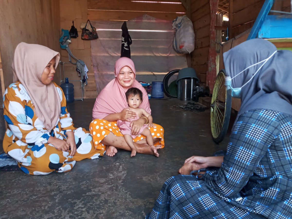 Pendampingan baduta dengan gizi kurang