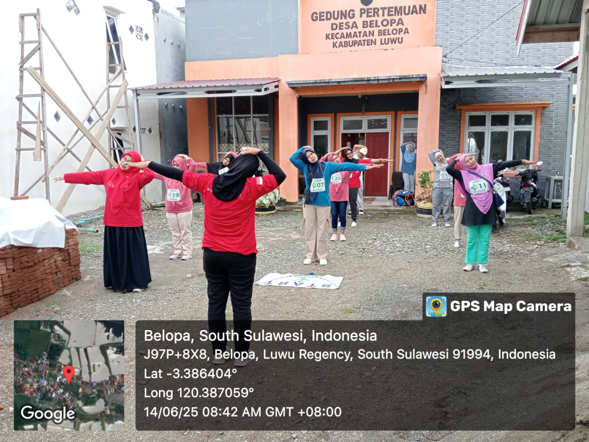 Pelaksanaan program kesehatan kerja dan olahraga