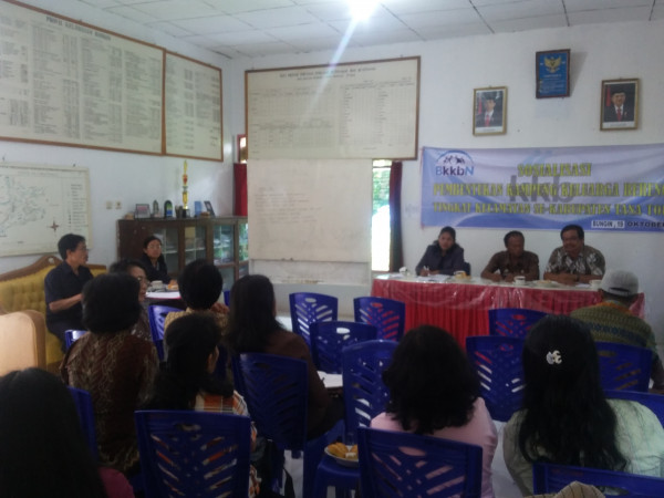 Sosialisasi Pembentukan Kampung KB