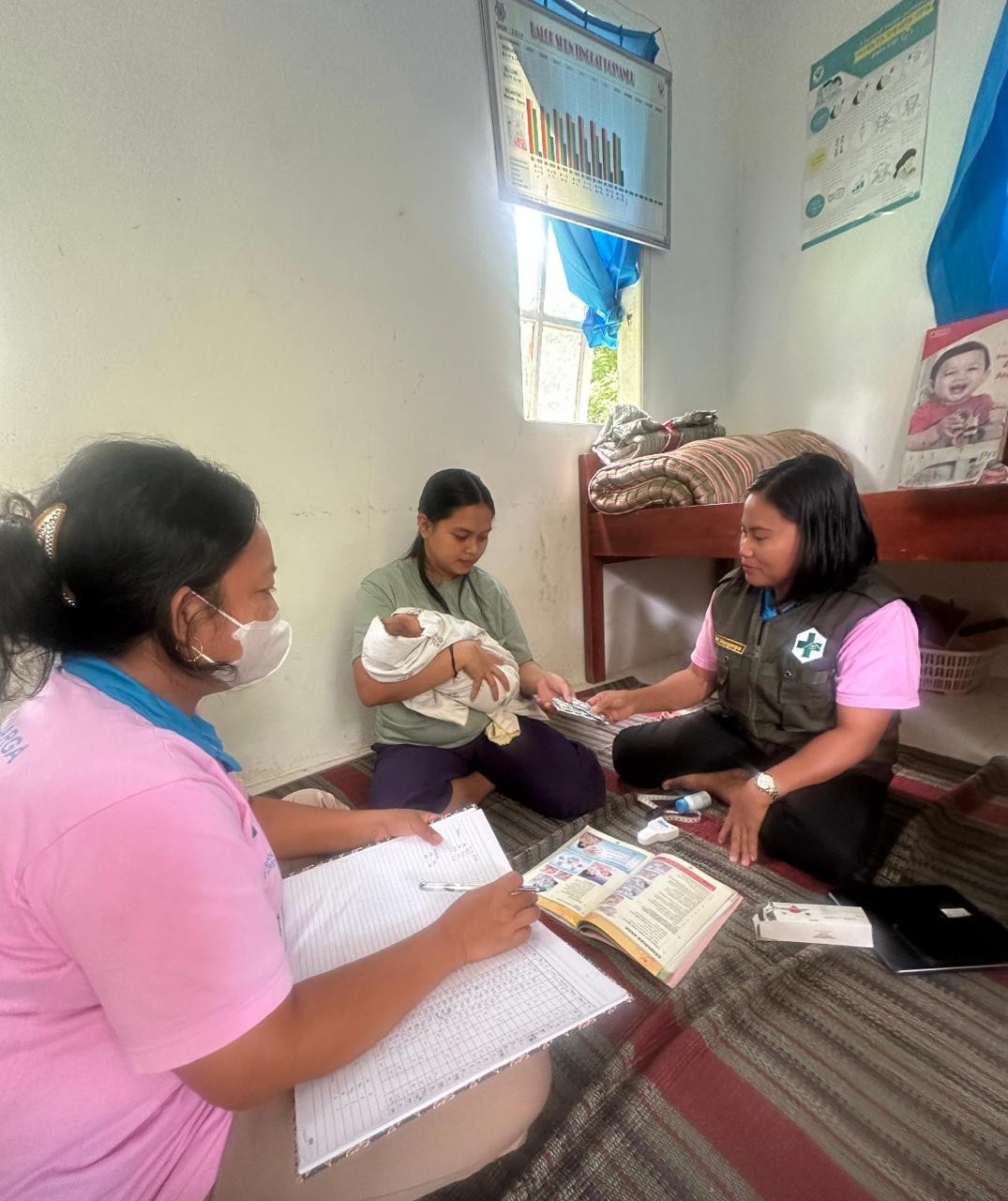 Pendampingan ibu/keluarga balita meliputi pemenuhan gizi, pengasuhan, dan pelayanan kesehatan