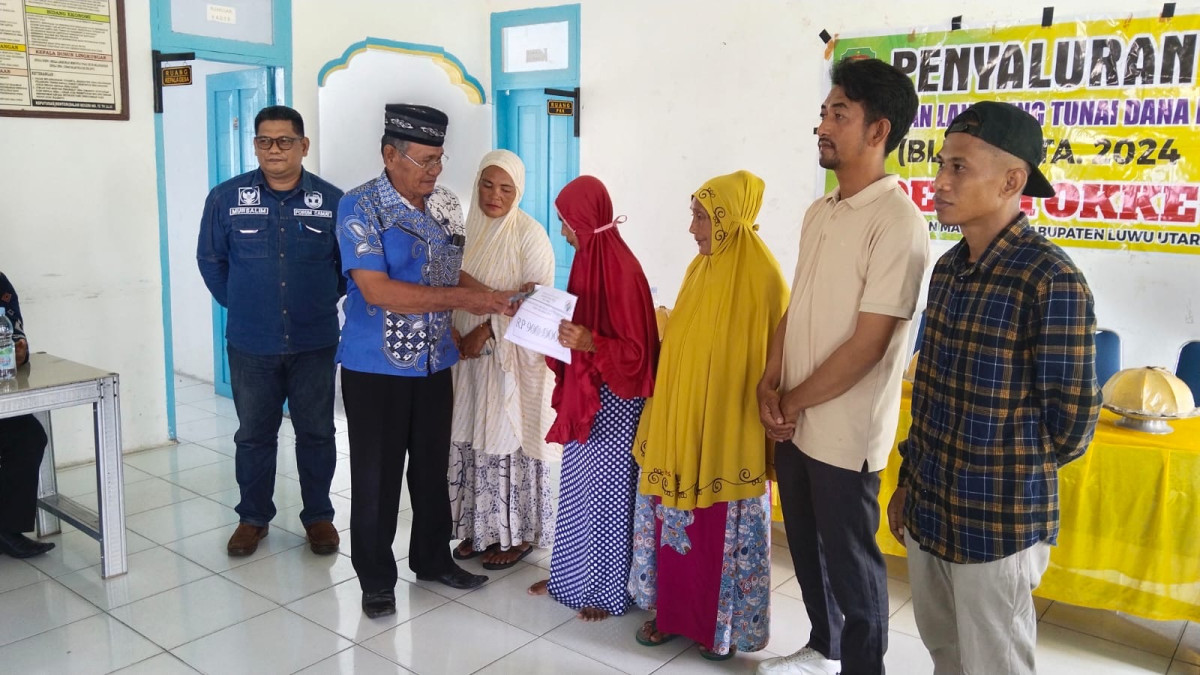 KEGIATAN PEMBERIAN BLT (BANTUAN LANGSUNG TUNAI)