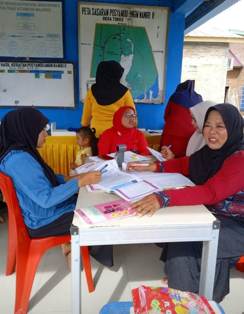 KEGIATAN POSYANDU ANGIN MAMIRI DESA TOKKE