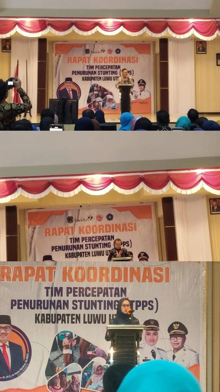 RAKOR PERCEPATAN PENURUNAN STUNTING KABUPATEN LUWU UTARA