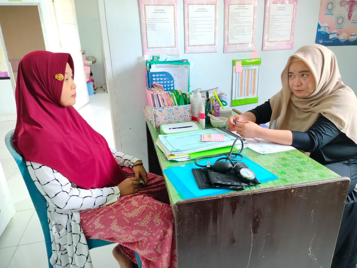 Pendampingan kepada ibu calon IUD