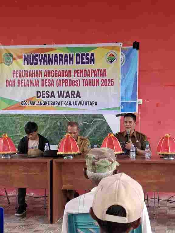 Musyawarah Desa Perubahan Anggaran Pendapatan dan Belanja daerah Tahun 2025