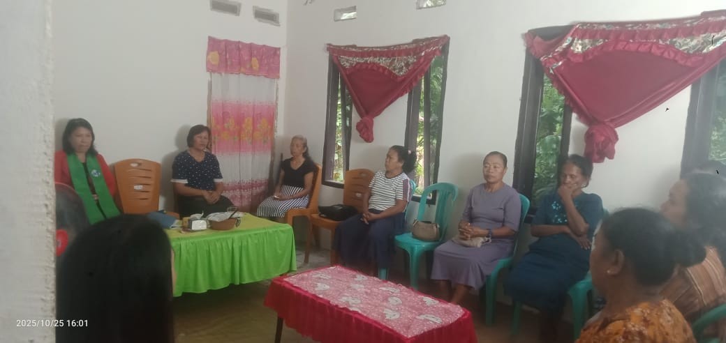 Pemberian pendampingan dan edukasi pada keluarga calon pus