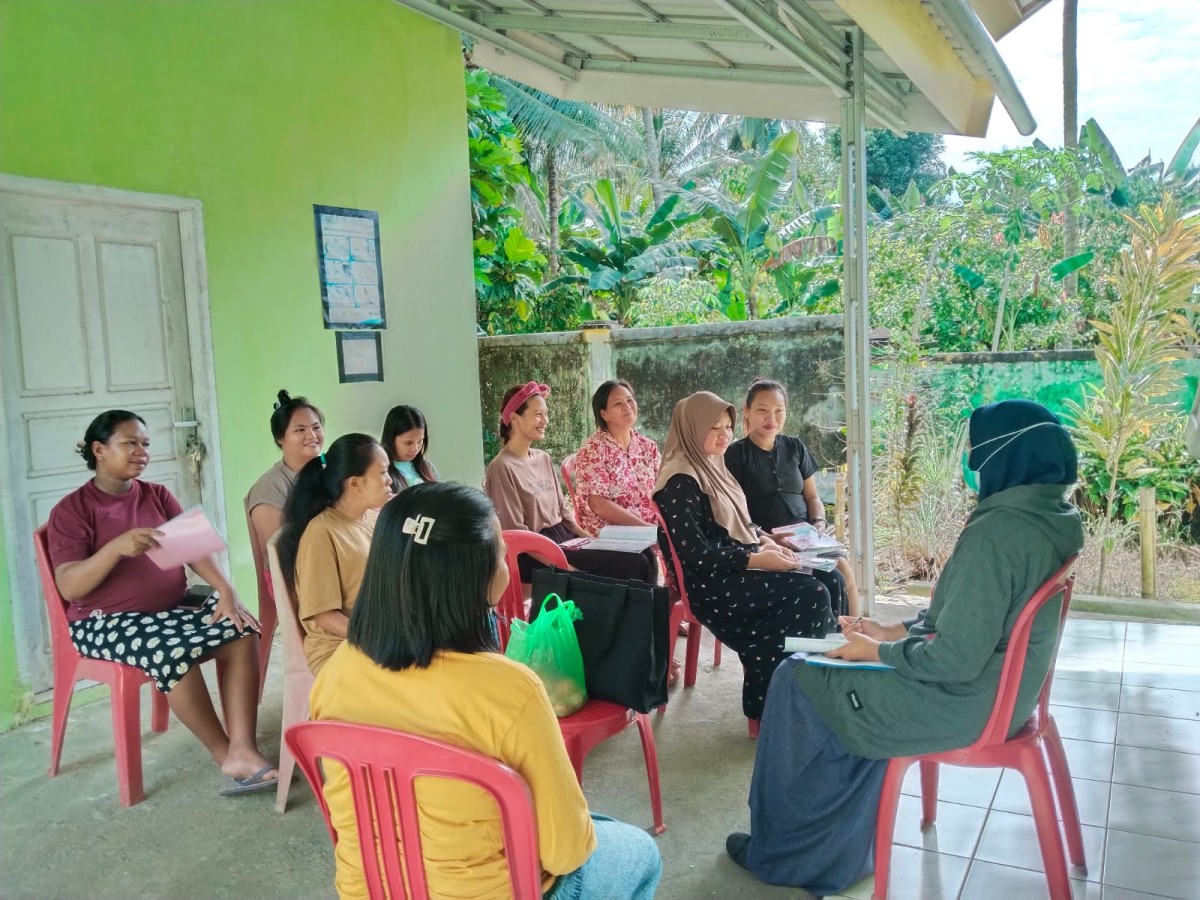 Pemberian asupan gizi bagi bumil kek