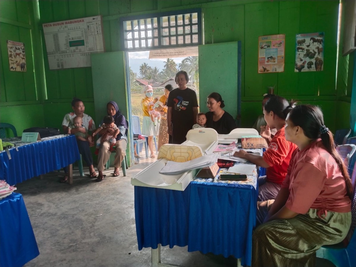 Pendampingan ibu/keluarga balita meliputi pemenuhan gizi