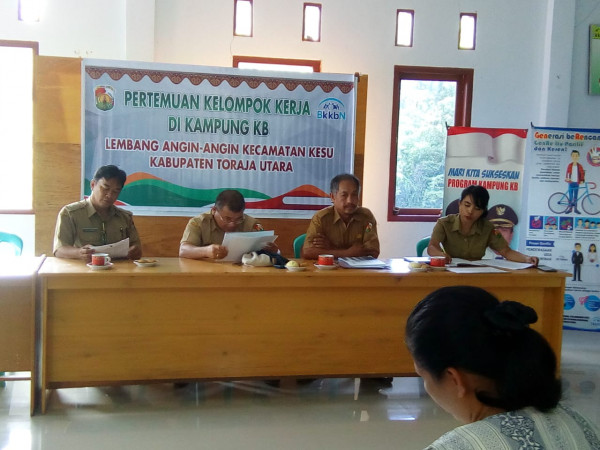 Pertemuan Kelompok Kerja KAmpung KB Panglion