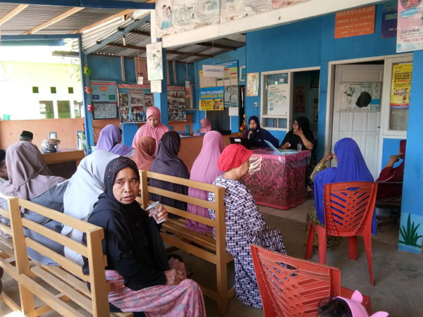 Kegiatan terpadu kelompok Poktan BKL ( Senam LAnsia, Penyuluhan, Pemeriksaan Kesehatan)