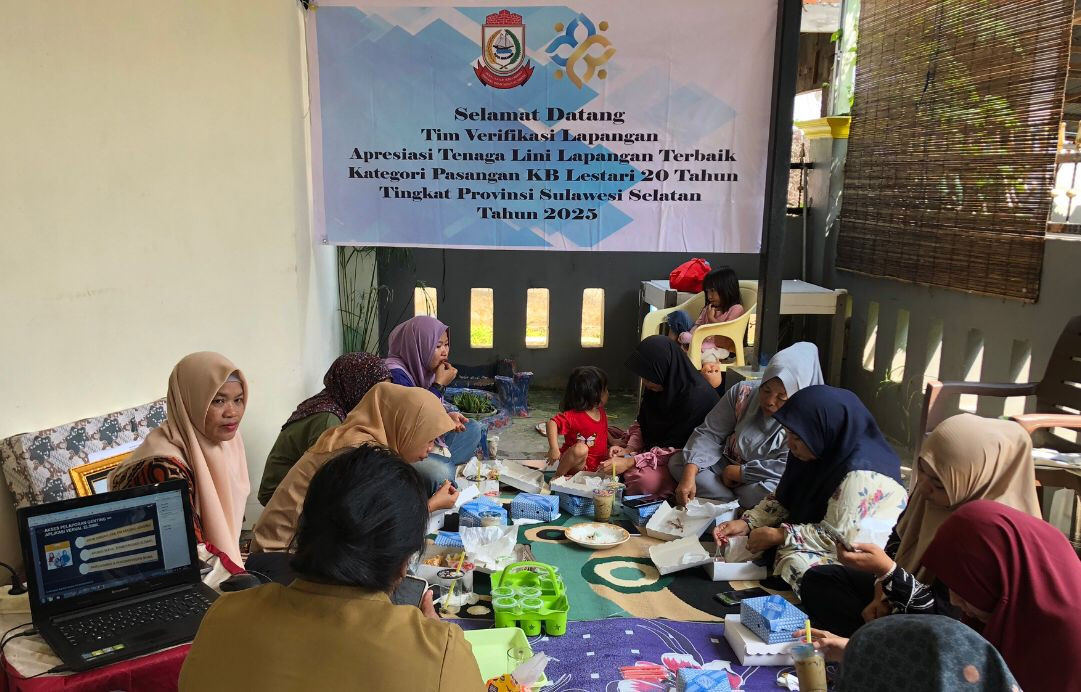 Kegiatan Lini Lapangan BPKB Sekaligus penyerahan hadiah dan piagam sebagai juara 2 KB lestari 20thn tingkat provinsi Sulawesi Selatan