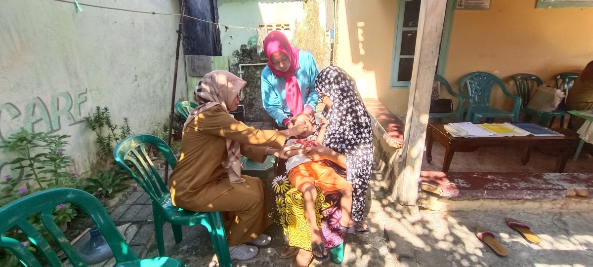 Kegiatan Posyandu anyelir II Borong