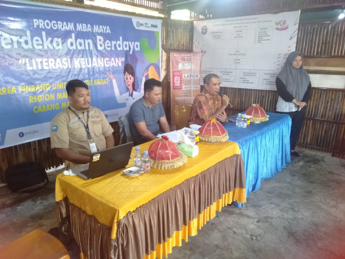 Sosialisasi terkait Literasi Keuangan