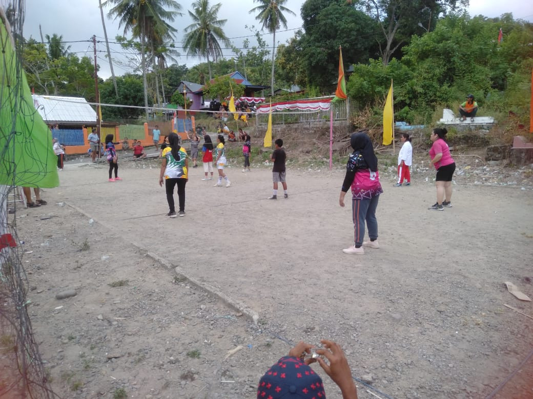 Melaksanakan Pertandingan Bola Voli Putri di Jln. Keterampilan RW 02 yang dihadiri oleh Pihak Dinas Pemuda dan Olahraga, Lurah Cappa Galung, Pengurus Karang Taruna "Bhakti", Kader Kamp. KB "Geddongnge" beserta para warga/ peserta lomba