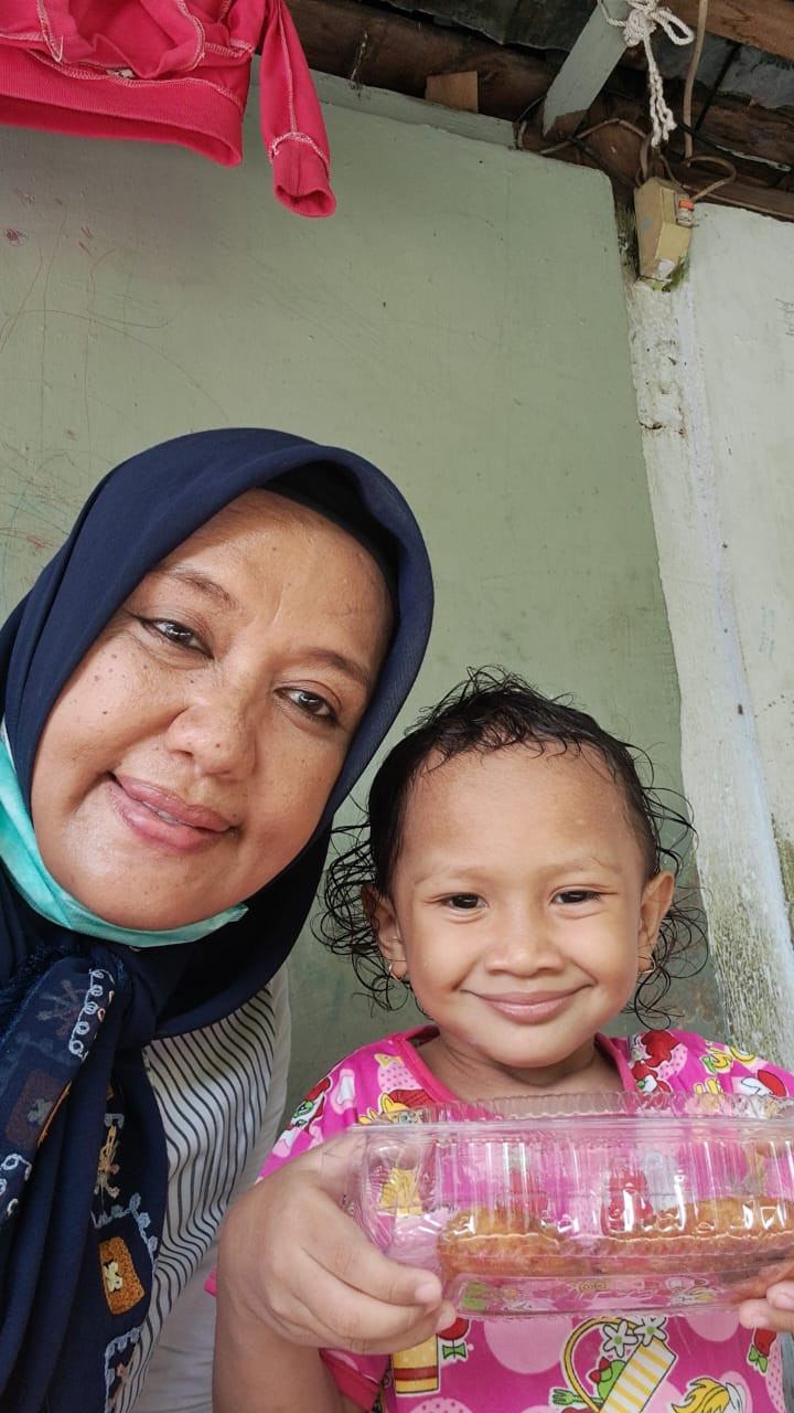 Melaksanakan DASHAT kepada Bumil KEK dan Baduta/Balita Berisiko & Stunting di Wilayah RT 01 RW 05 oleh Kader Posyandu Cenderawasih 6, T