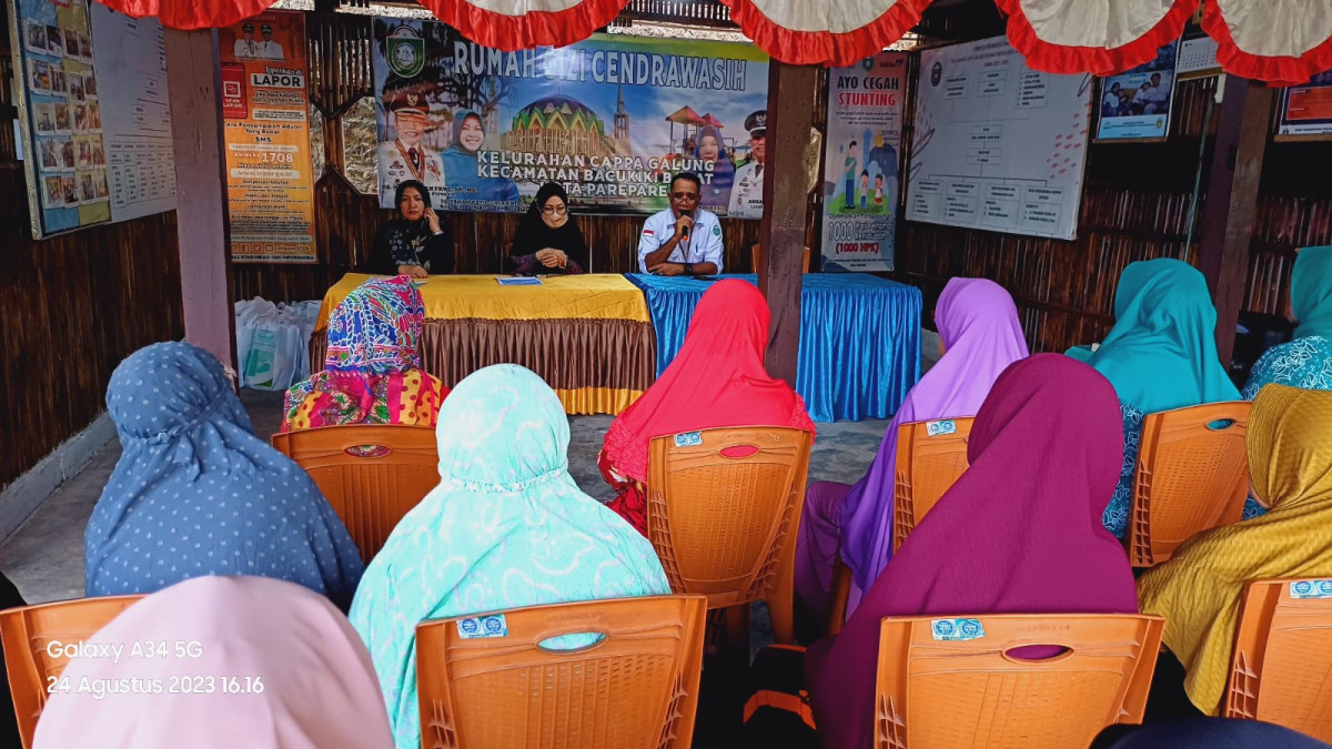 Monitoring Penyuluhan Lansia (BKL) yang dilaksanakan oleh Dinas Kesehatan, Lurah Cappa Galung, UPTD Puskesmas Lumpue, OPD KB, Pengurus Bina Keluarga Lansia dan Kader Kamp. KB "Geddongnge"