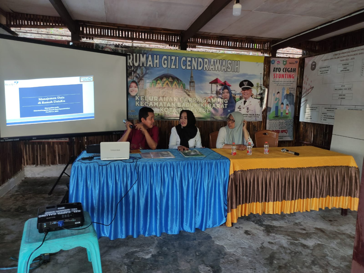 Melaksanakan Sosialisasi Rumah Dataku Cappa Galung
