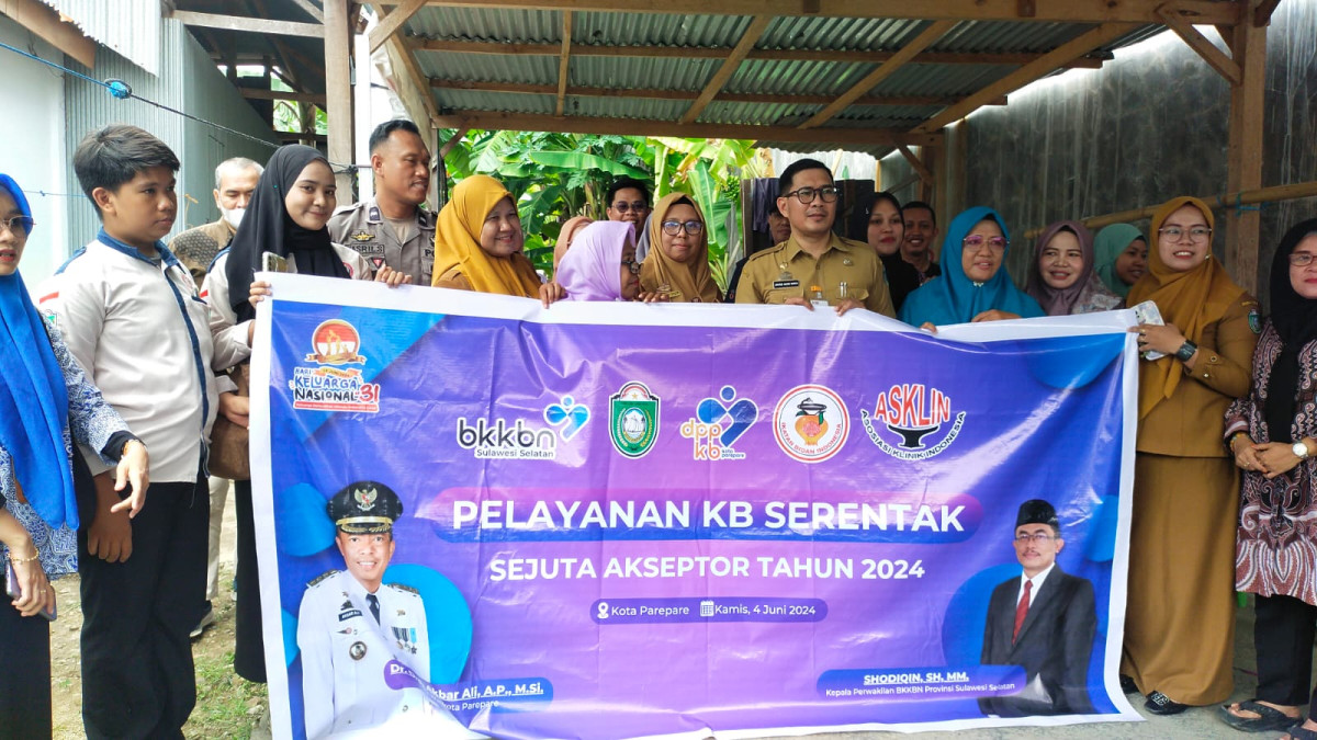 Mengikuti Kegiatan Pelayanan KB Serentak melalui Program "Sejuta Akseptor Tahun 2024"