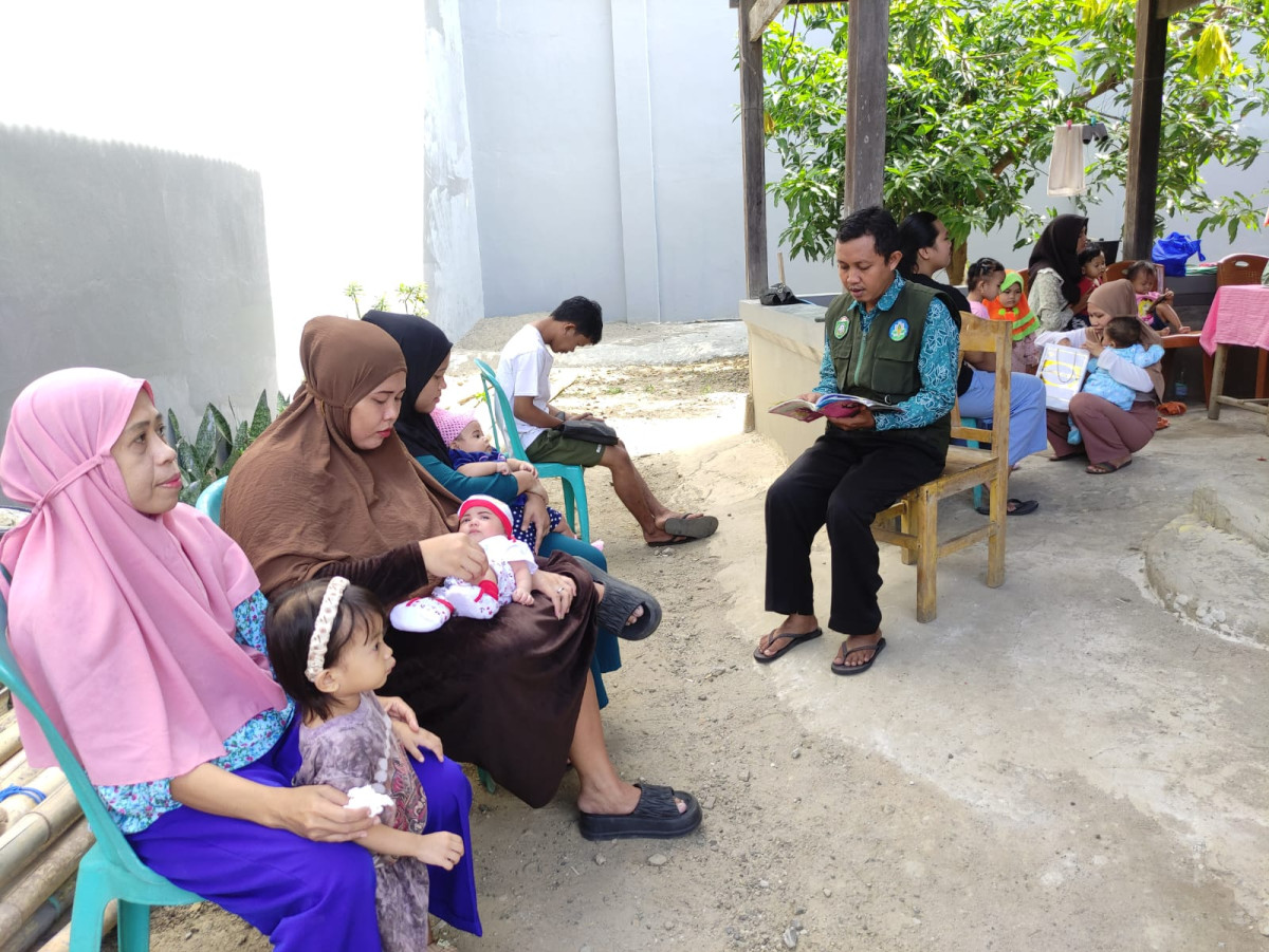 Pemberian KIE kepada Ibu dan Keluarga Baduta/Balita terkait PHBS dan Gizi Seimbang guna Penanganan Stunting