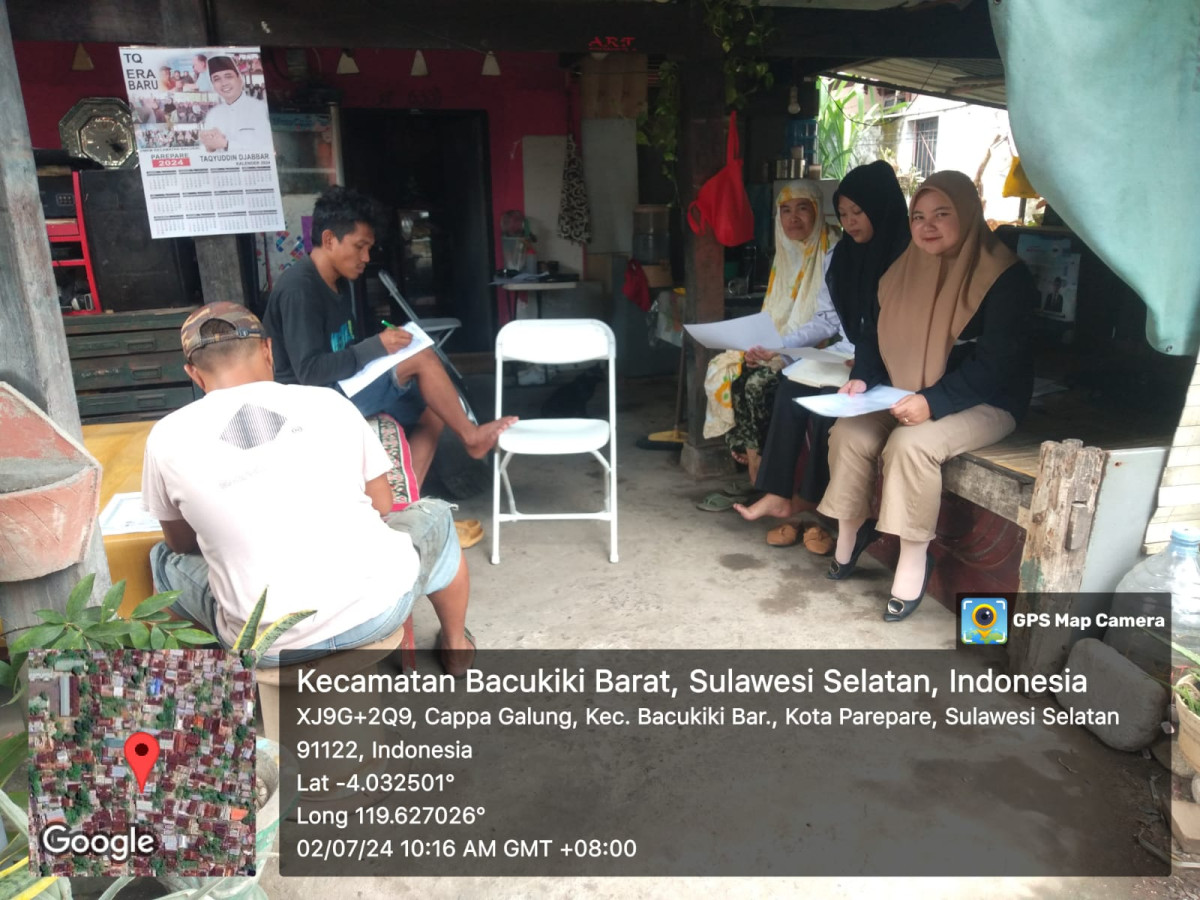 Fasilitasi Klp. Nelayan oleh Dinas PKPK, Pihak Kelurahan, Pengurus Kamp. KB "Geddongnge" dan Kelompok Nelayan