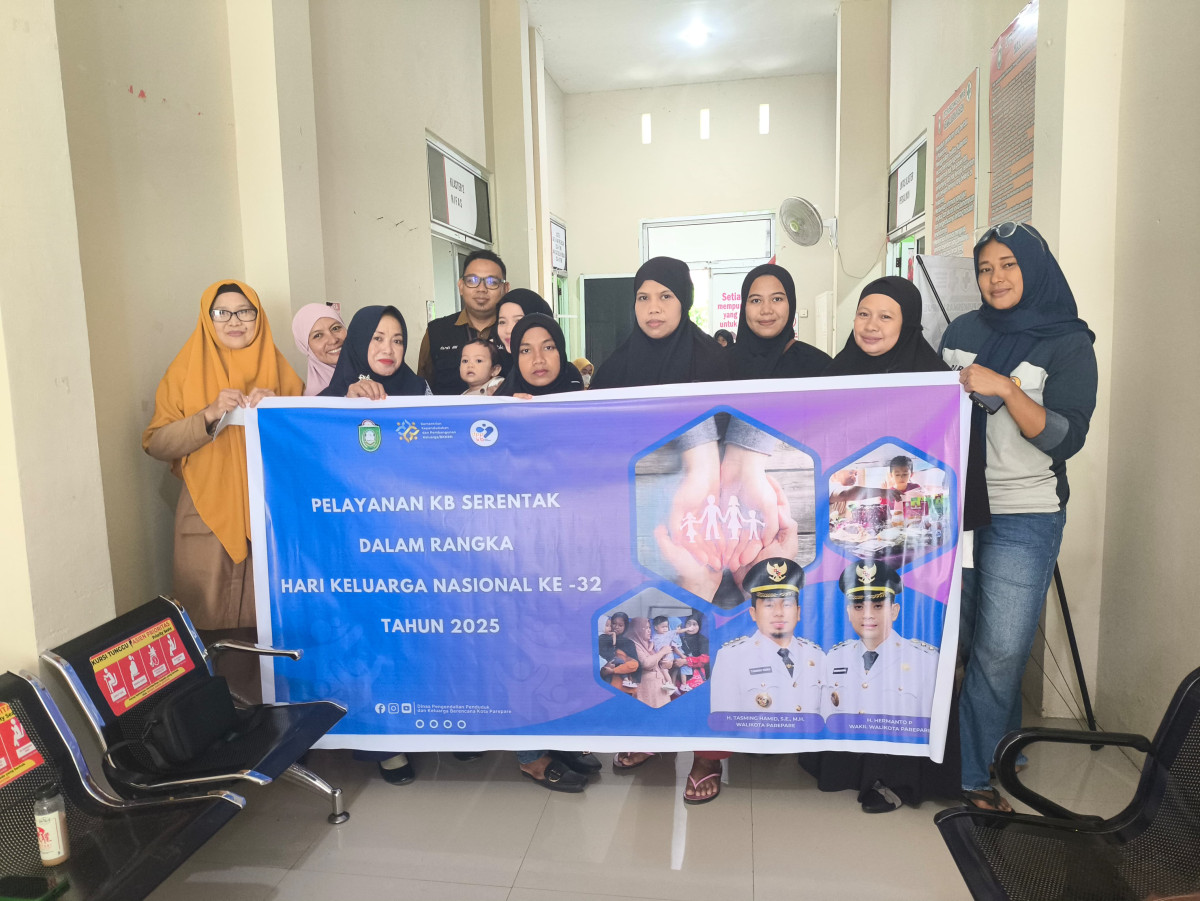 Melaksanakan Pelayanan KB Serentak dalam Rangka HARGANAS ke-32