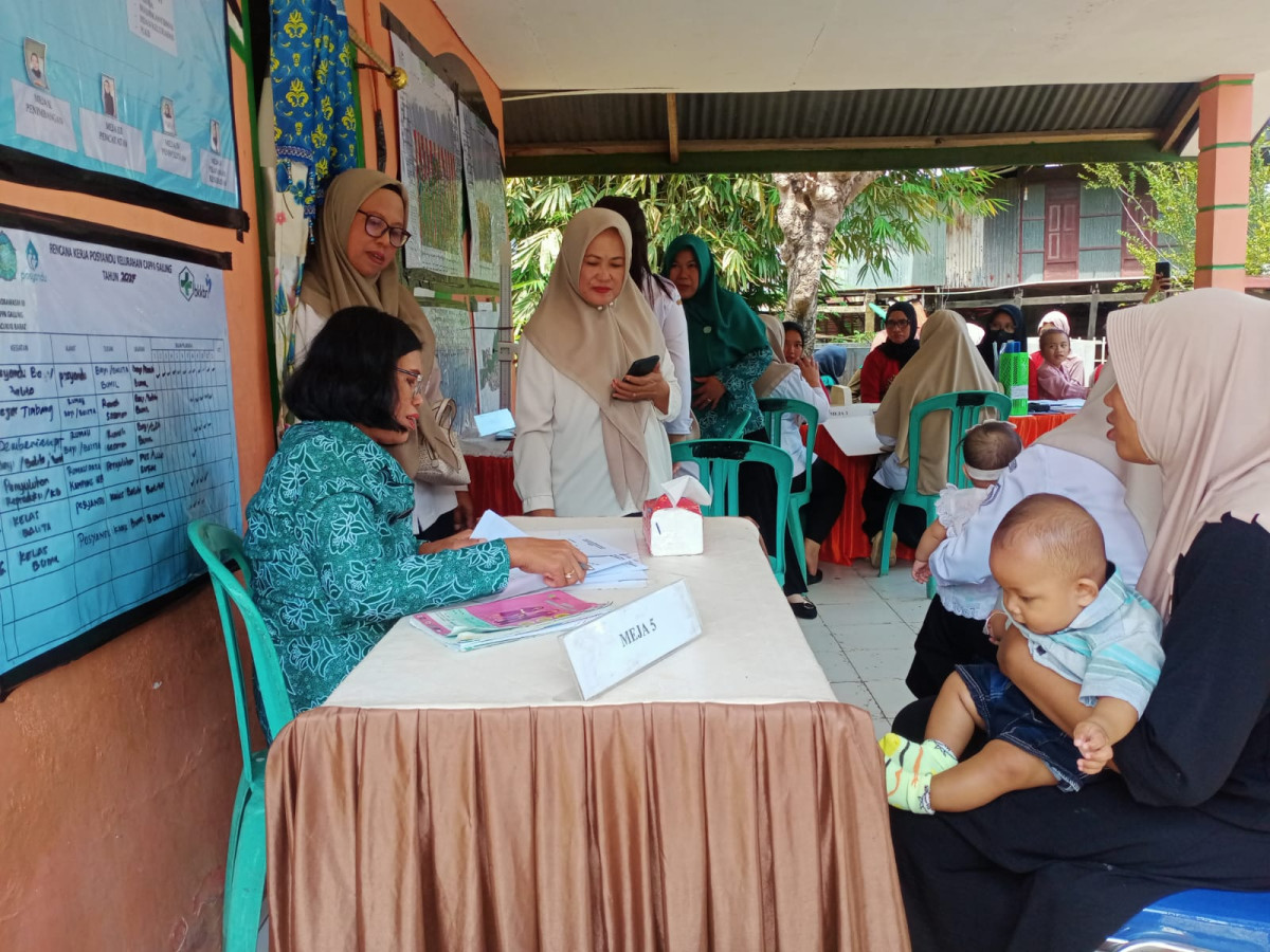 Mengikuti Lomba Posyandu dalam Rangka HARGANAS ke-32