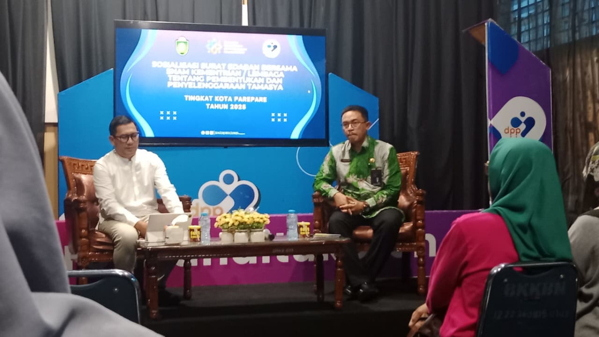 Mengikuti Sosialisasi dan Launching TAMASYA tingkat kota Parepare
