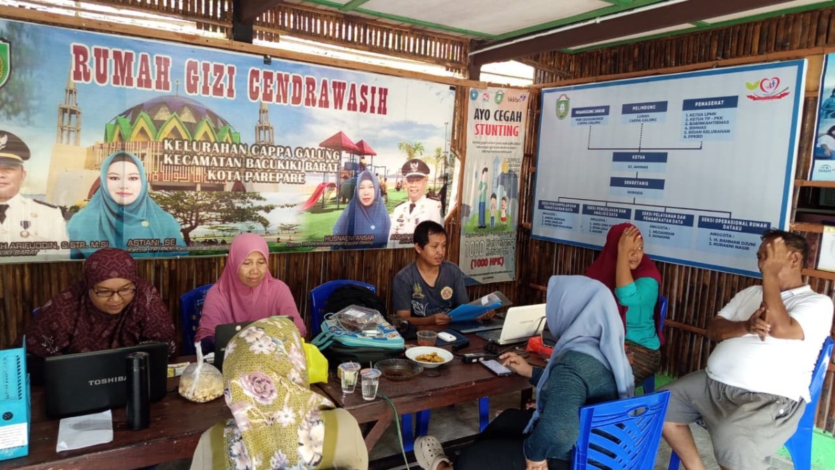 Melaksanakan Rapat Koordinasi Persiapan Kunjungan Plt Kadis PPKB kota Parepare oleh Penyuluh KB dan Pengurus RDK Capgal dan Kampung KB "Geddongnge"