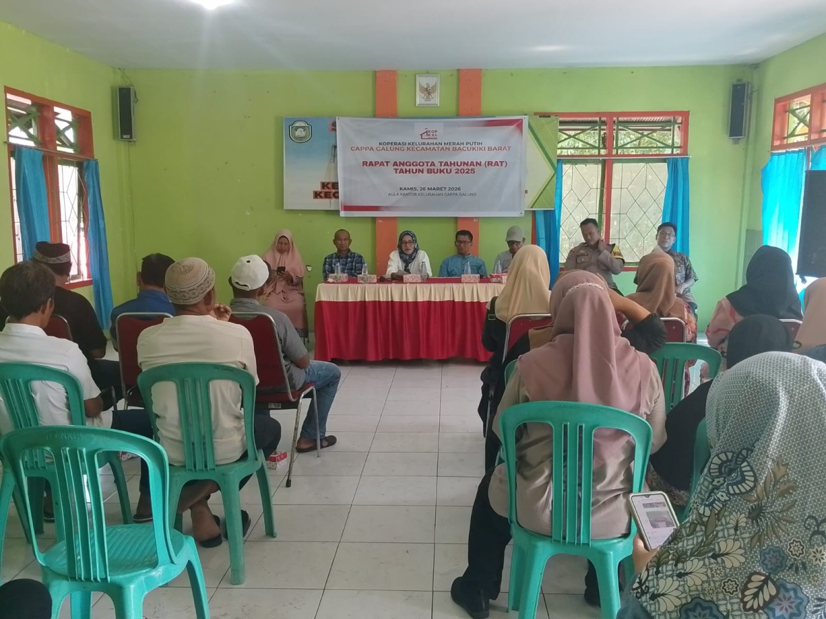 Melaksanakan Rapat Koordinasi Terkait Koperasi Merah Putih Kelurahan Cappa Galung