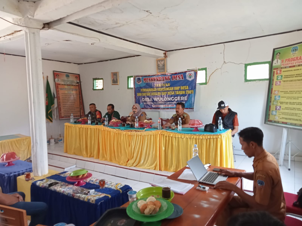 MUSYAWARAH DESA (Rancangan RKP Desa dan Daftar Usulan RKP Desa Tahun 2025)