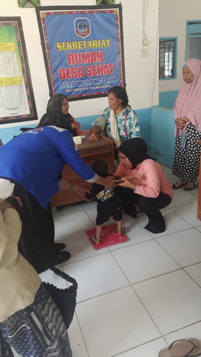 Pendampingan Pada Balita oleh Kader TPK