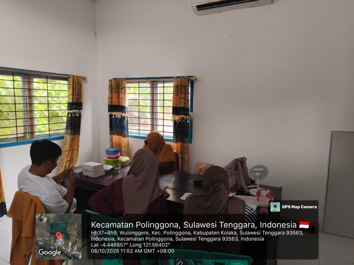 Pendampingan catin Oleh PKB Desa Wulonggere