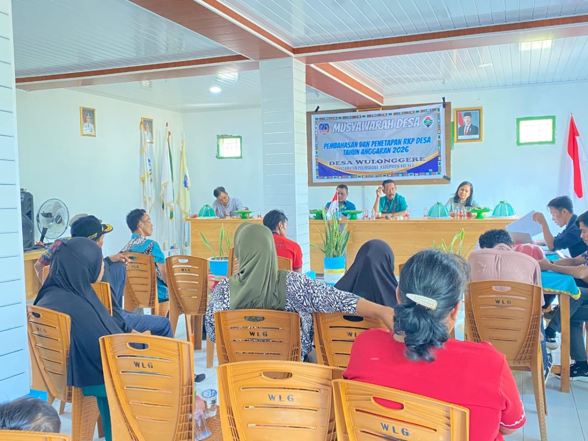 Musyawarah Desa Pembahasan Dan Penetapan RKP Desa Tahun Tahun Anggaran 2026