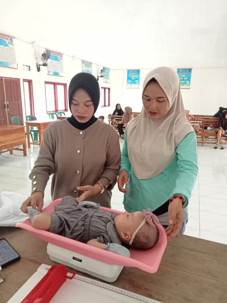 Kegiatan Pengukuran panjang badan dan Penimbangan baduta