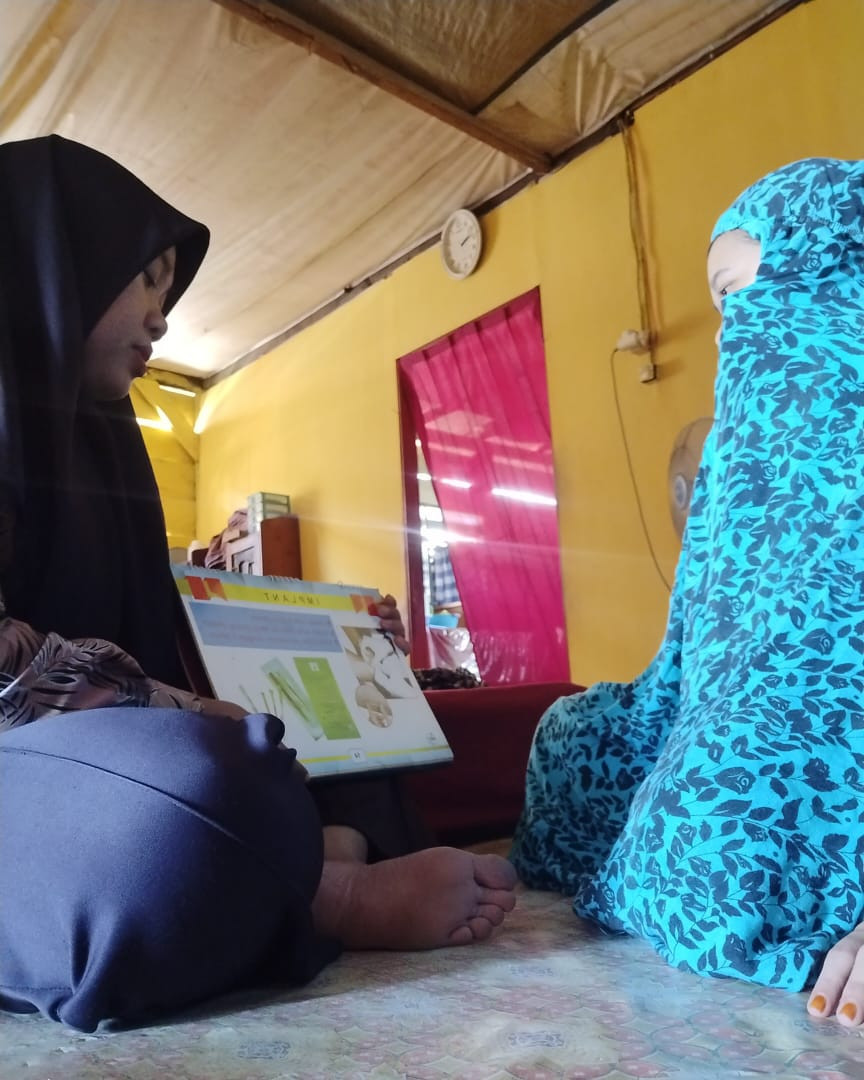 melakukan kie pada aseptor