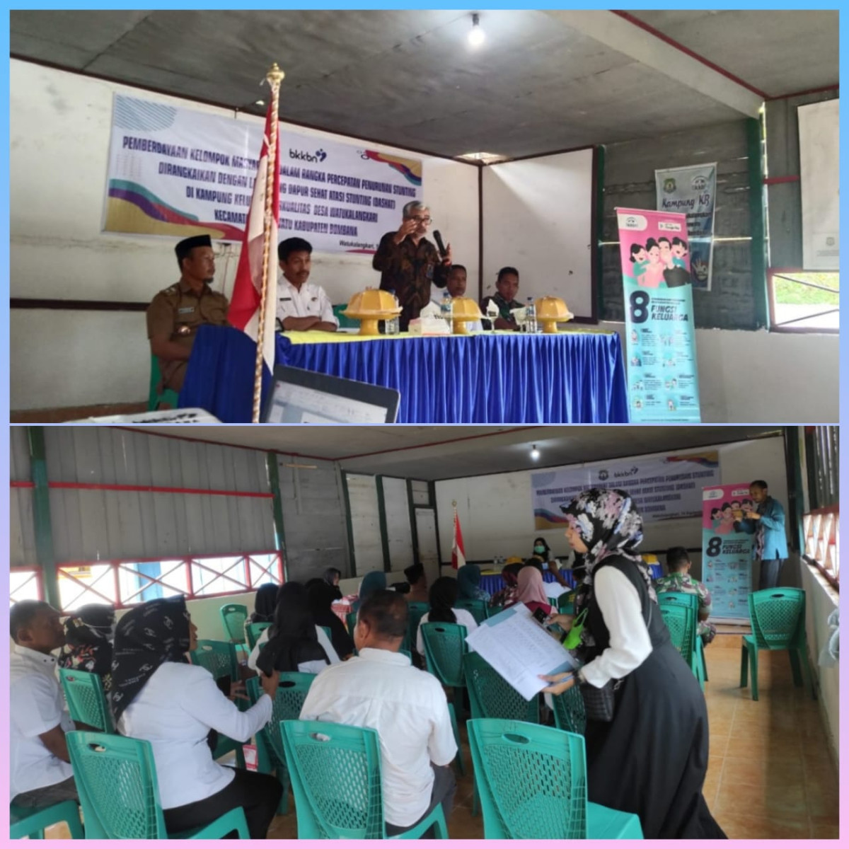 Sambutan dari perwakilan perwakilan BKKBN provinsi Dr.H MUSTAKIM,M,Si